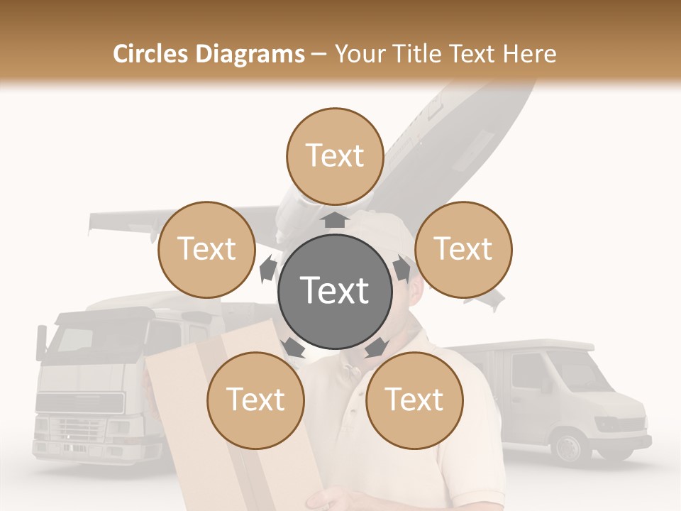 Air Urgency Lorry PowerPoint Template