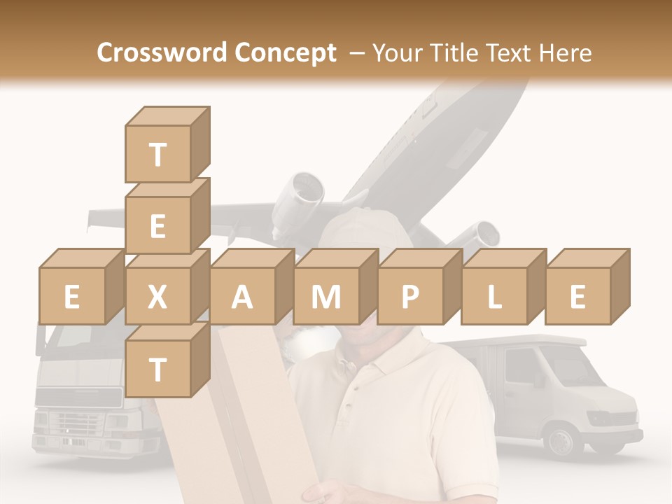 Air Urgency Lorry PowerPoint Template