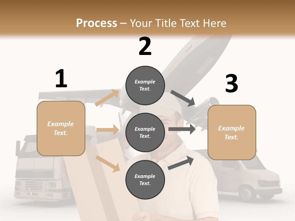 Air Urgency Lorry PowerPoint Template
