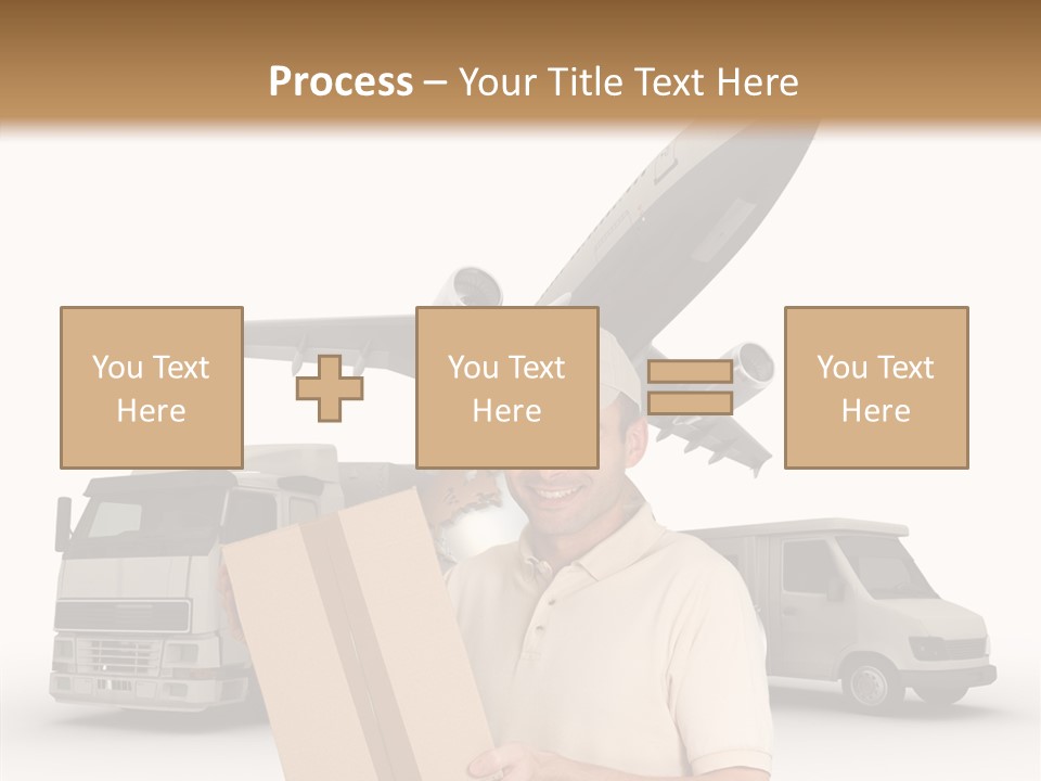 Air Urgency Lorry PowerPoint Template