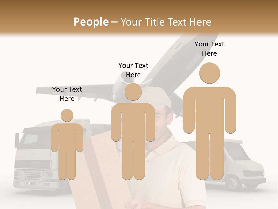 Air Urgency Lorry PowerPoint Template