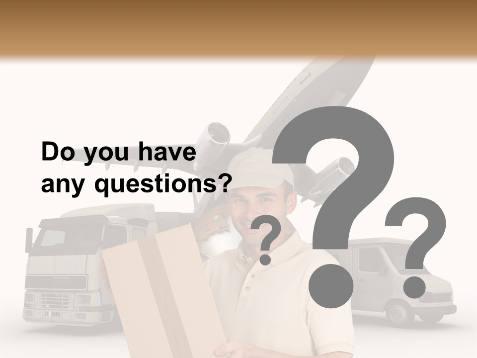 Air Urgency Lorry PowerPoint Template