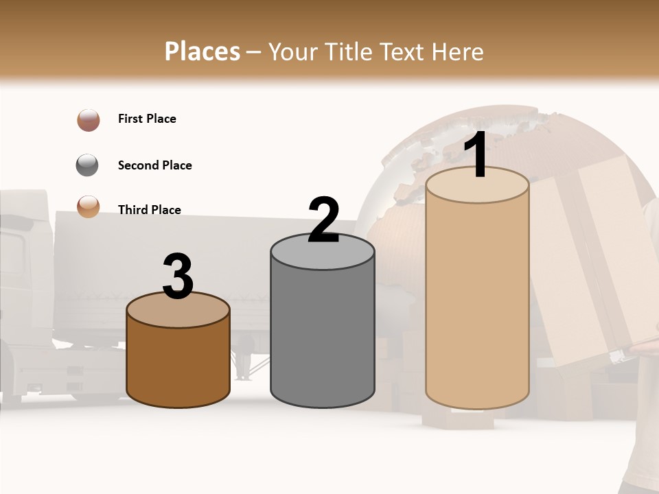 Conveyance Package Heap PowerPoint Template