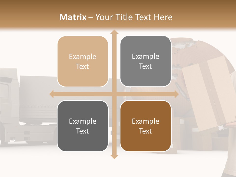 Conveyance Package Heap PowerPoint Template