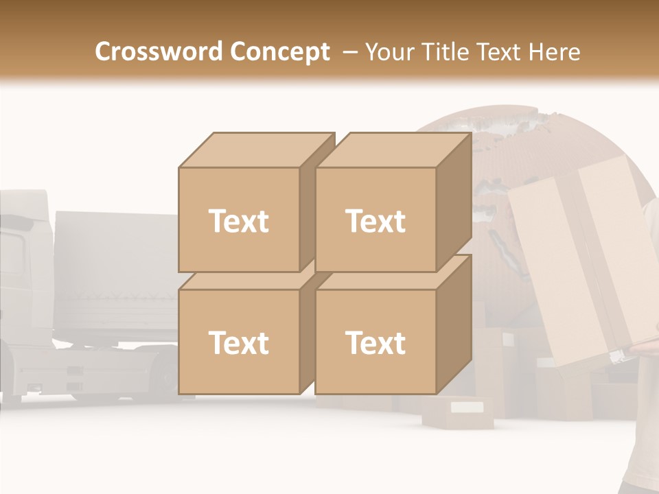 Conveyance Package Heap PowerPoint Template