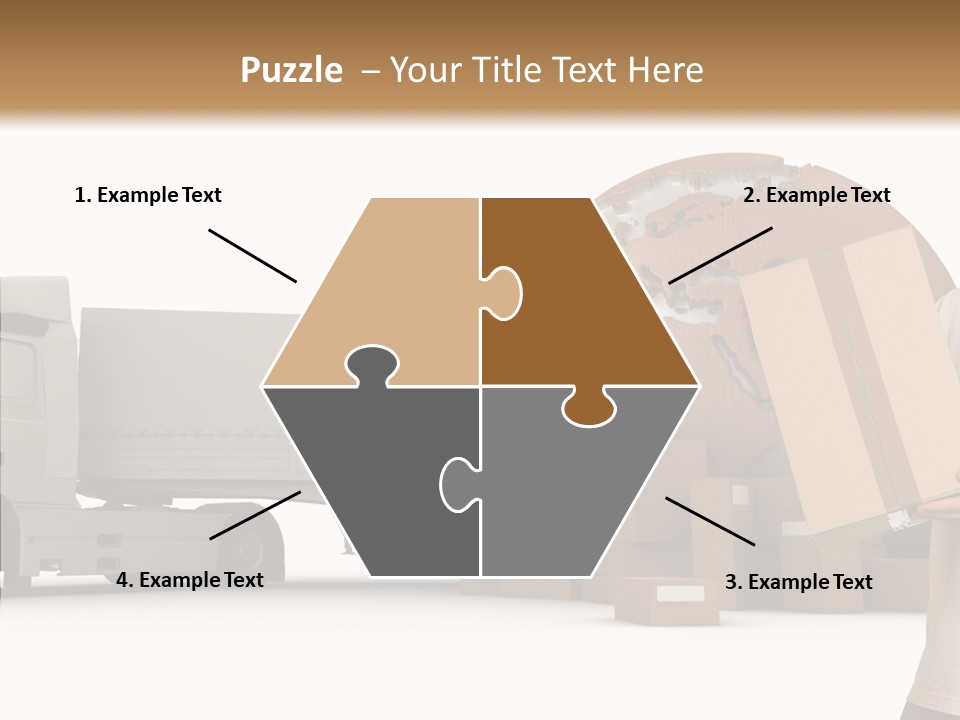 Conveyance Package Heap PowerPoint Template
