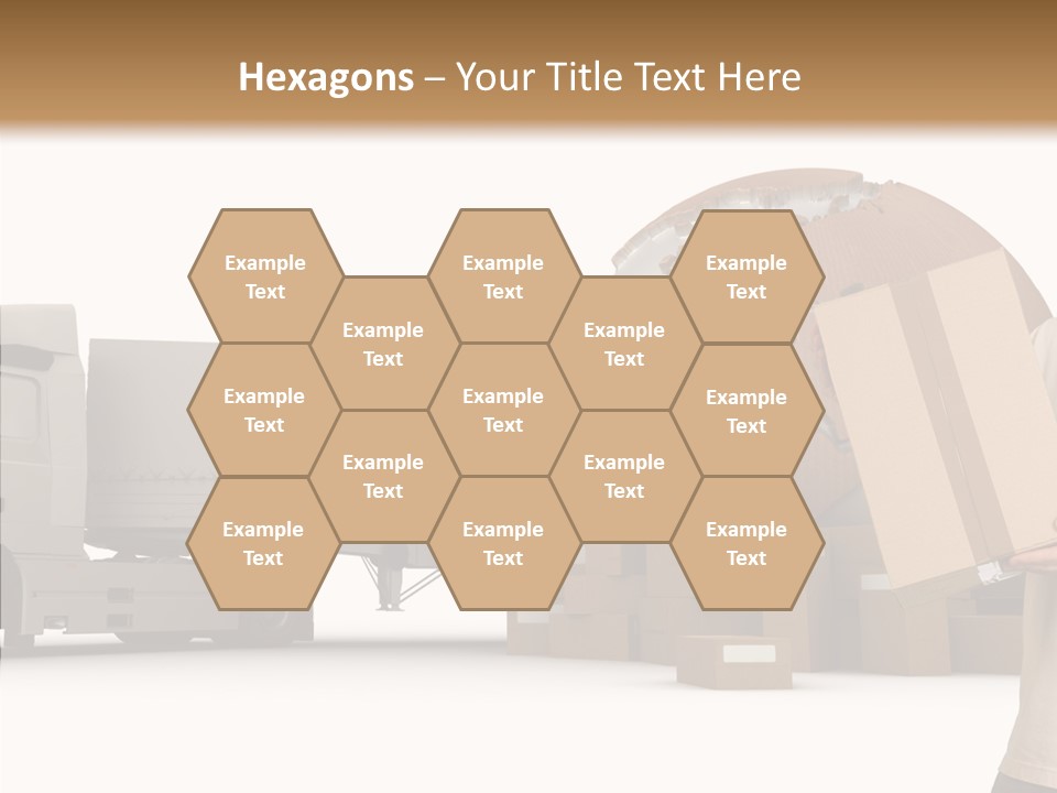 Conveyance Package Heap PowerPoint Template