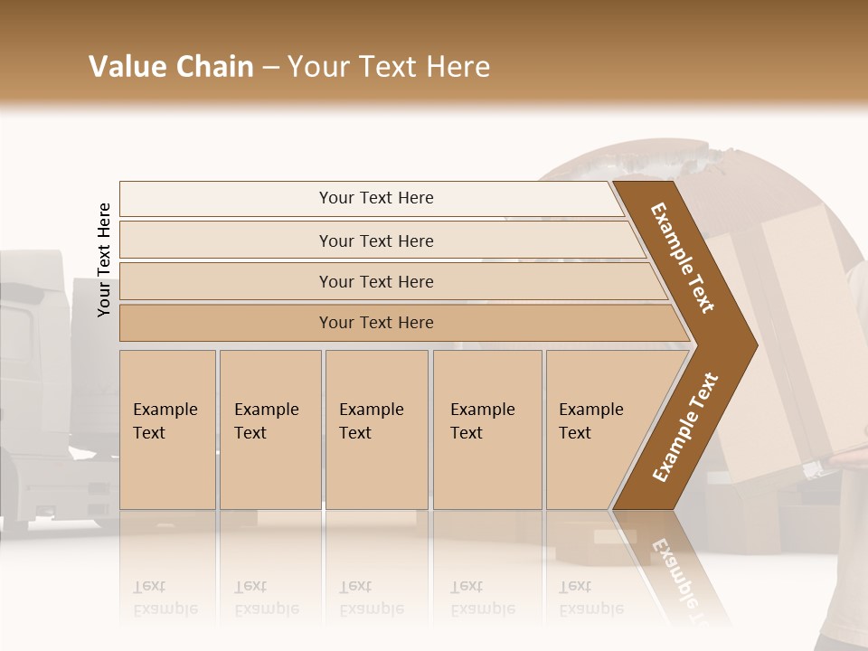 Conveyance Package Heap PowerPoint Template