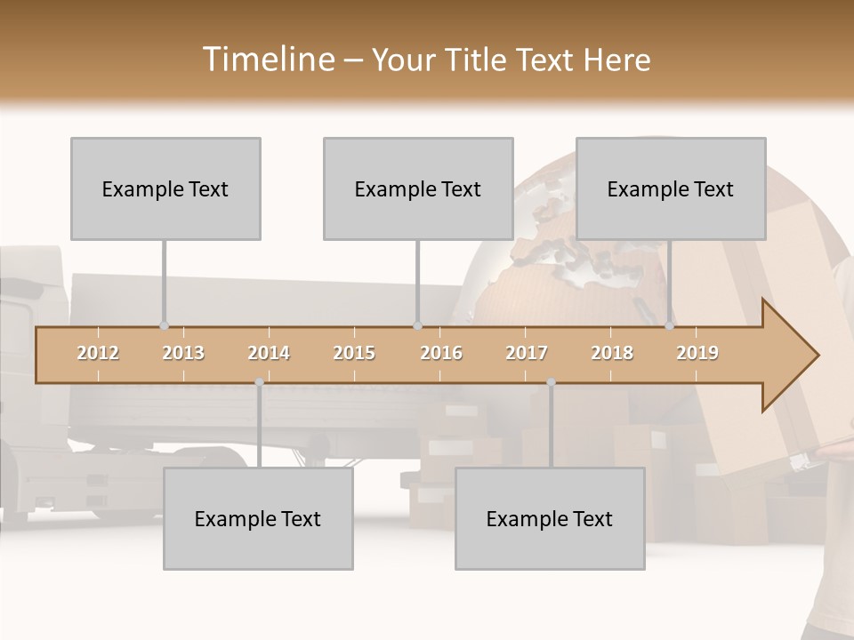 Conveyance Package Heap PowerPoint Template