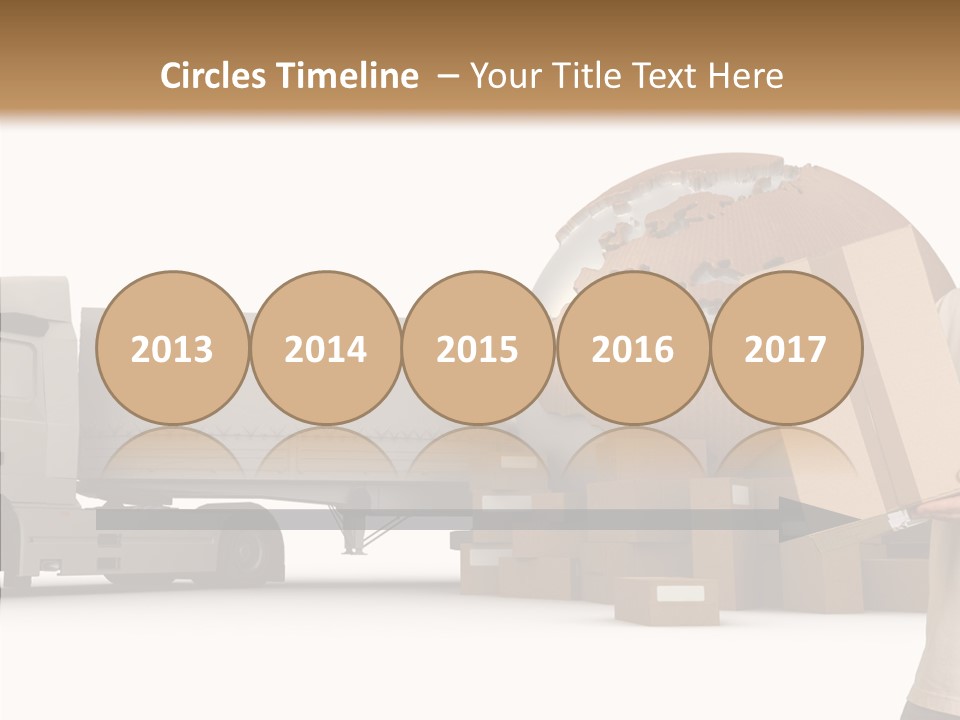 Conveyance Package Heap PowerPoint Template