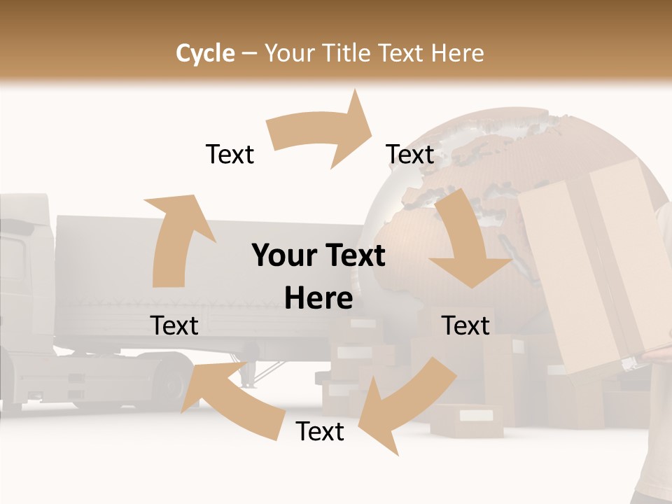 Conveyance Package Heap PowerPoint Template
