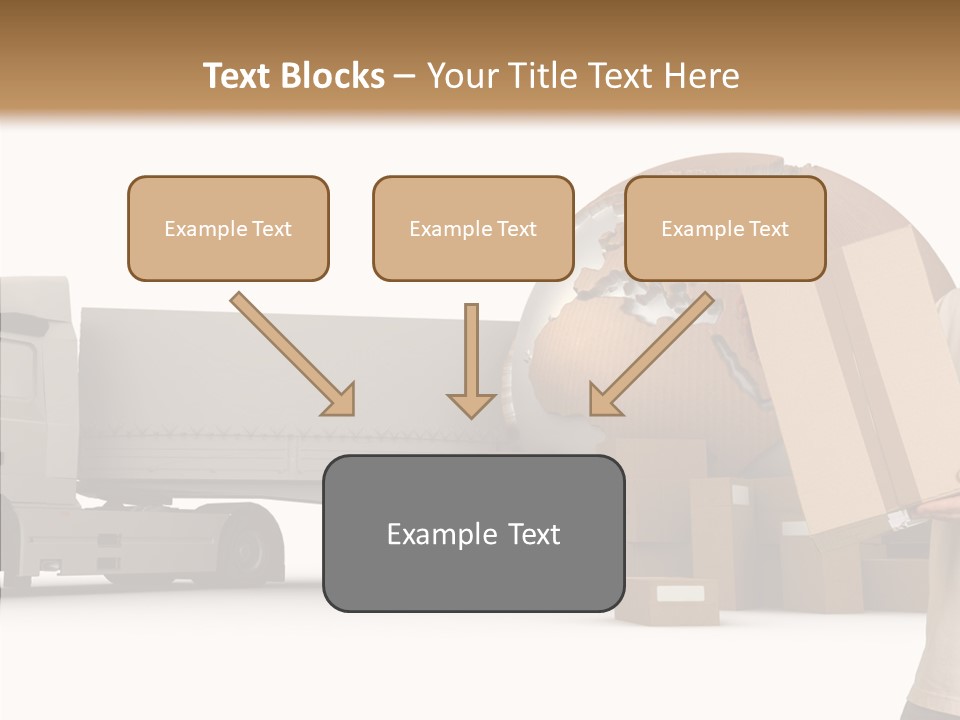 Conveyance Package Heap PowerPoint Template