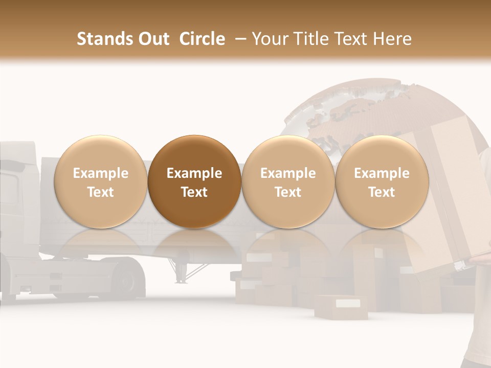 Conveyance Package Heap PowerPoint Template