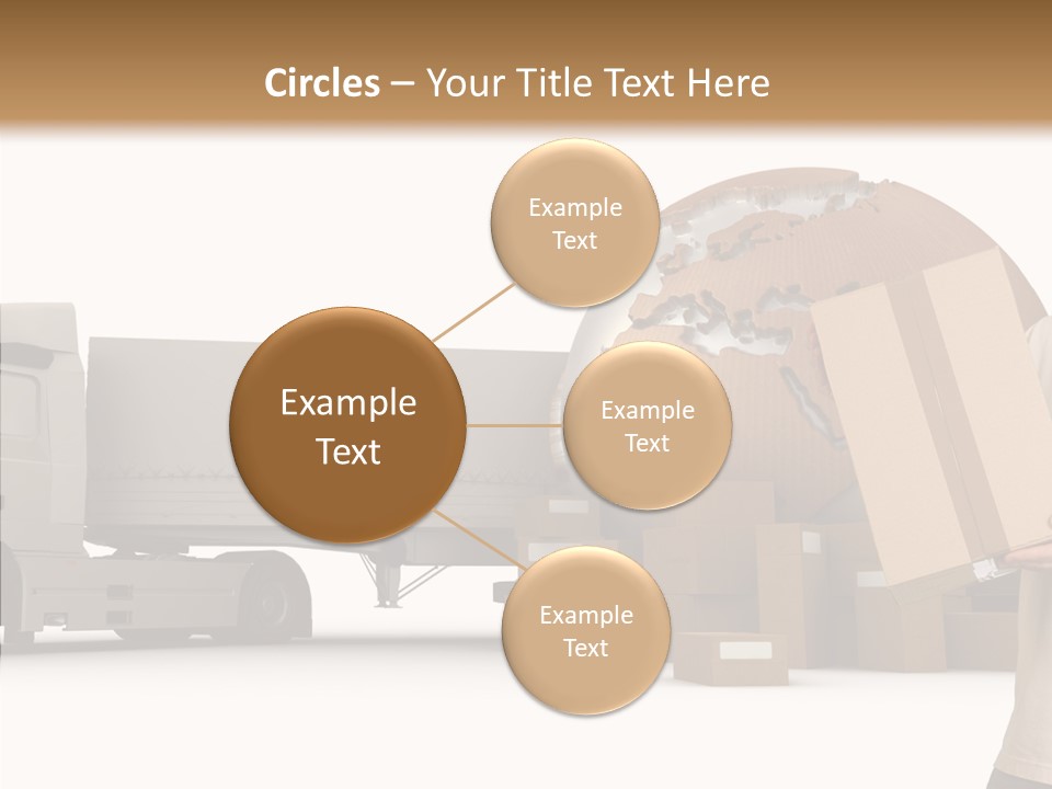 Conveyance Package Heap PowerPoint Template