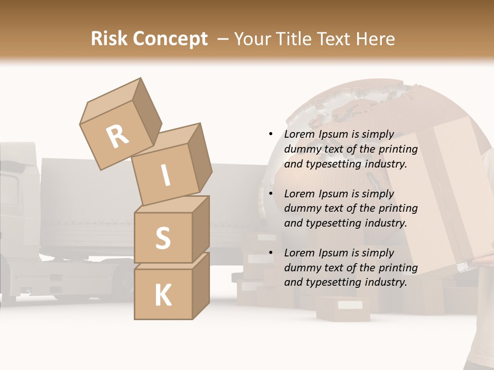 Conveyance Package Heap PowerPoint Template
