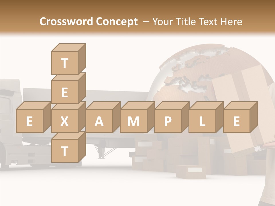 Conveyance Package Heap PowerPoint Template