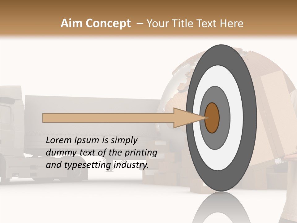 Conveyance Package Heap PowerPoint Template