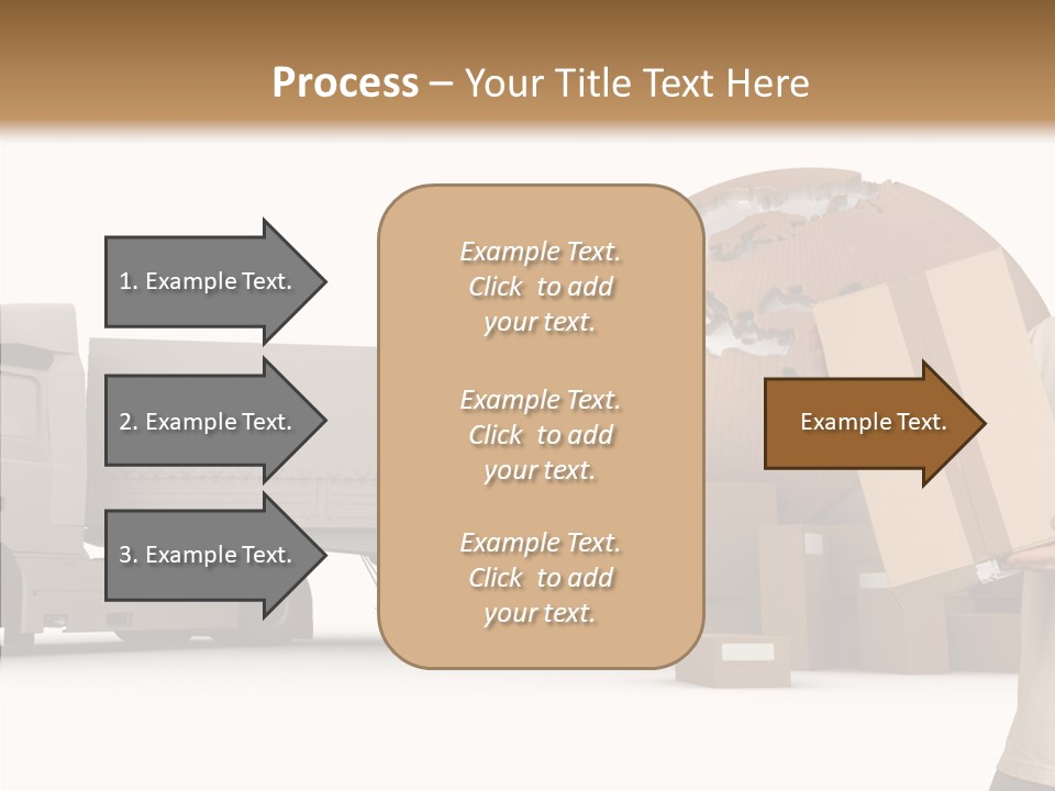 Conveyance Package Heap PowerPoint Template