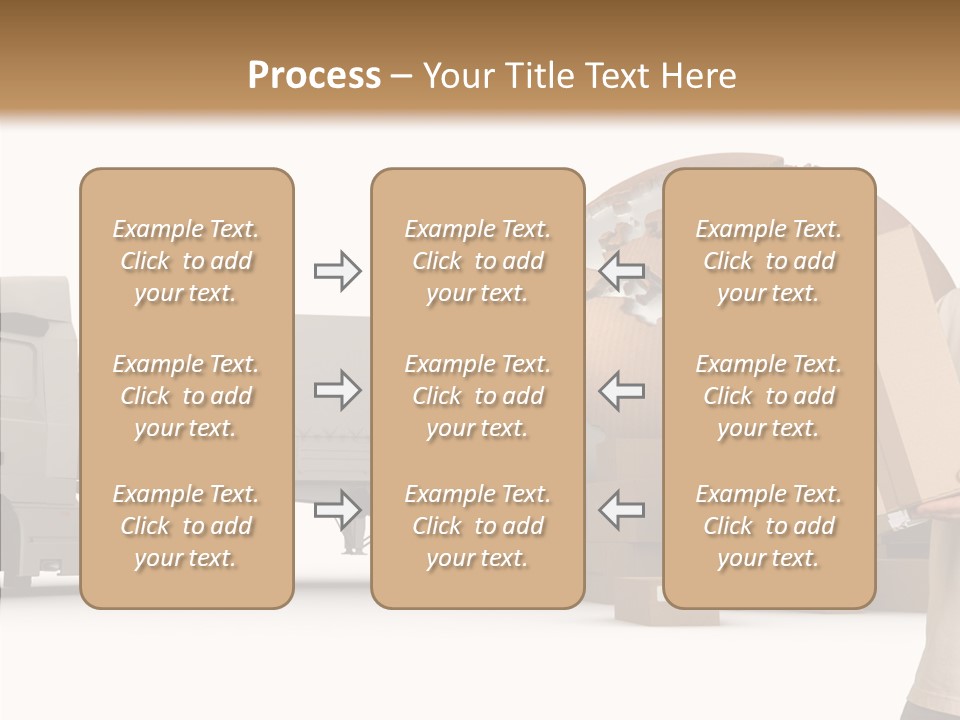 Conveyance Package Heap PowerPoint Template