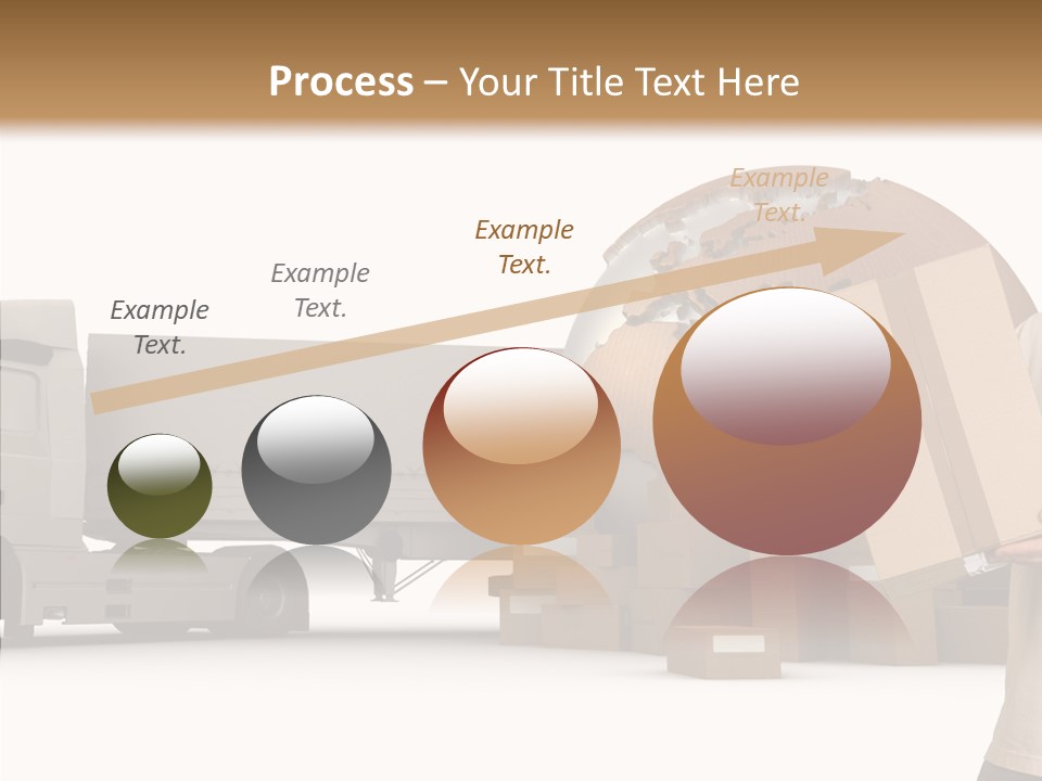 Conveyance Package Heap PowerPoint Template