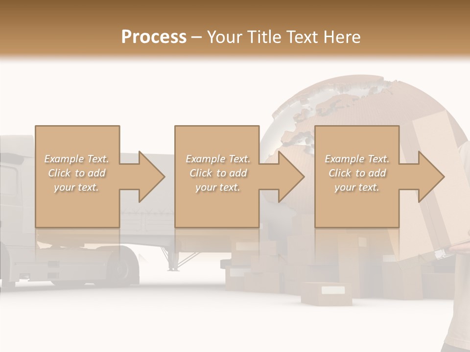 Conveyance Package Heap PowerPoint Template