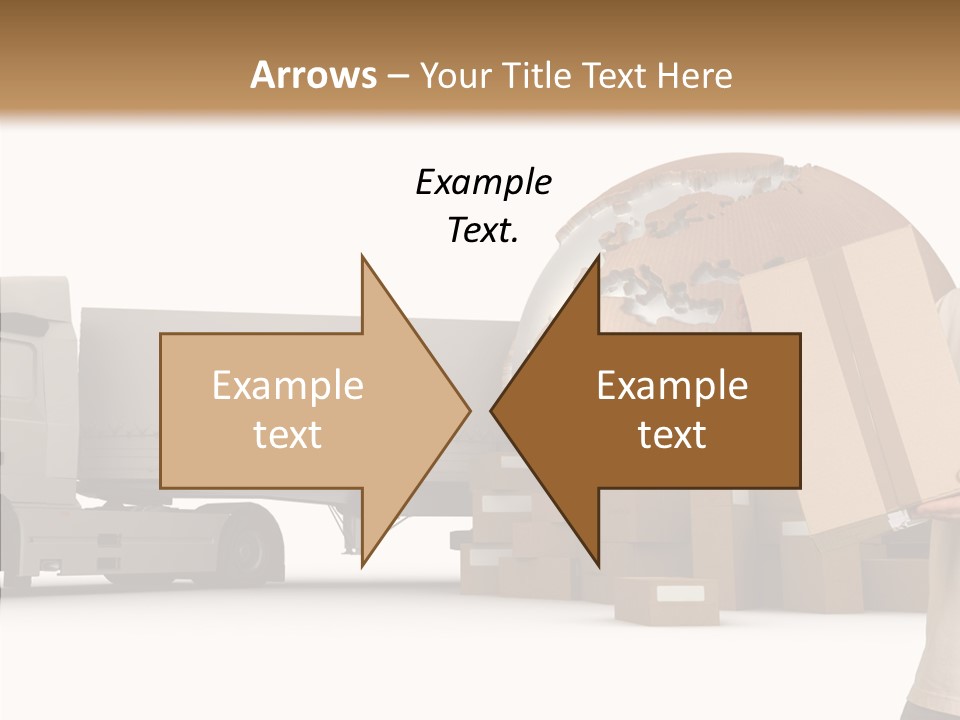 Conveyance Package Heap PowerPoint Template