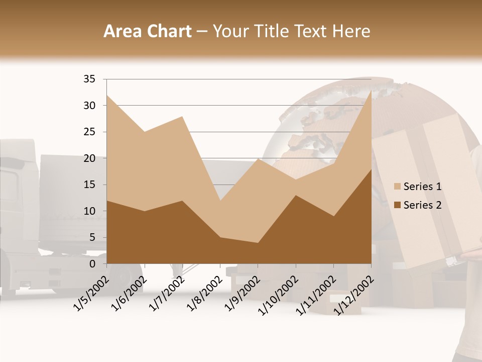 Conveyance Package Heap PowerPoint Template