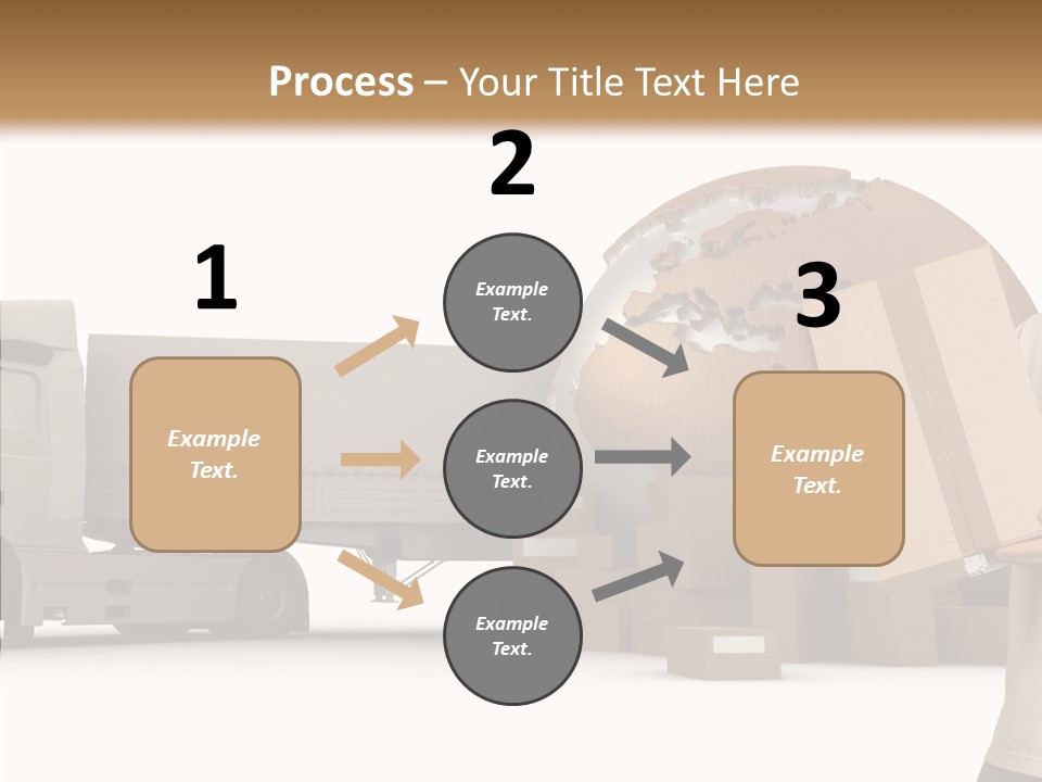 Conveyance Package Heap PowerPoint Template