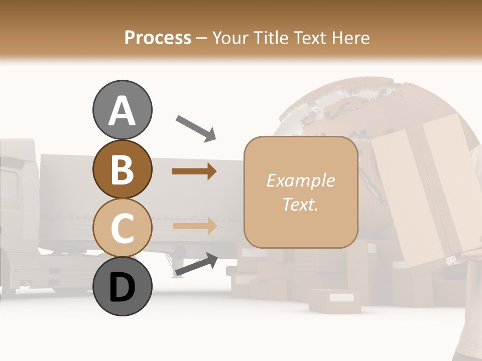 Conveyance Package Heap PowerPoint Template
