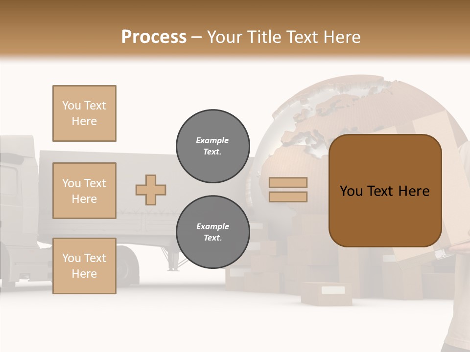 Conveyance Package Heap PowerPoint Template