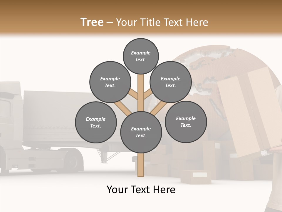 Conveyance Package Heap PowerPoint Template