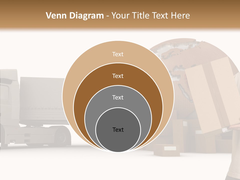 Conveyance Package Heap PowerPoint Template
