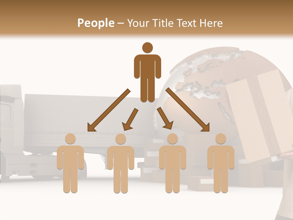 Conveyance Package Heap PowerPoint Template