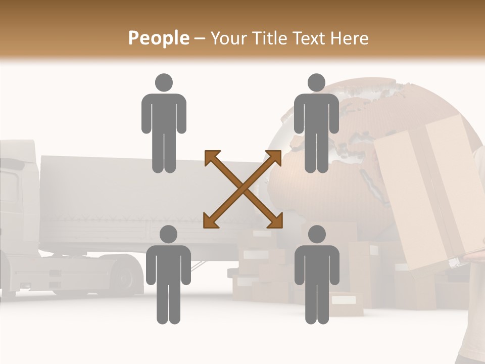 Conveyance Package Heap PowerPoint Template