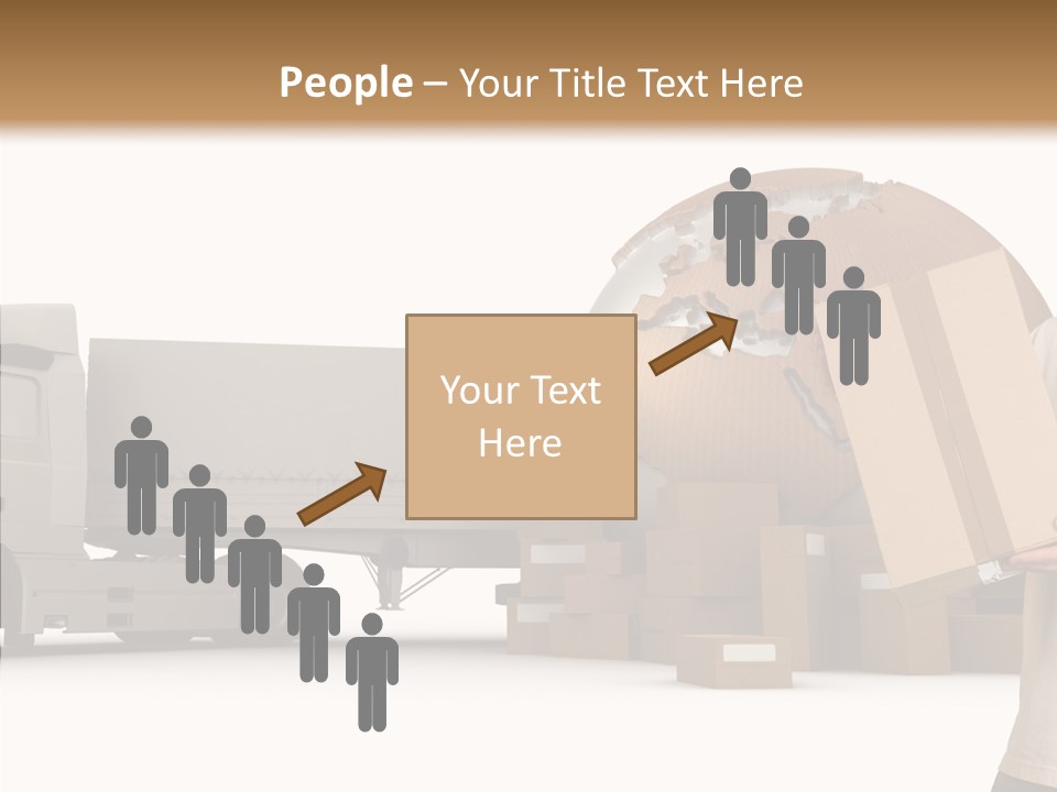 Conveyance Package Heap PowerPoint Template