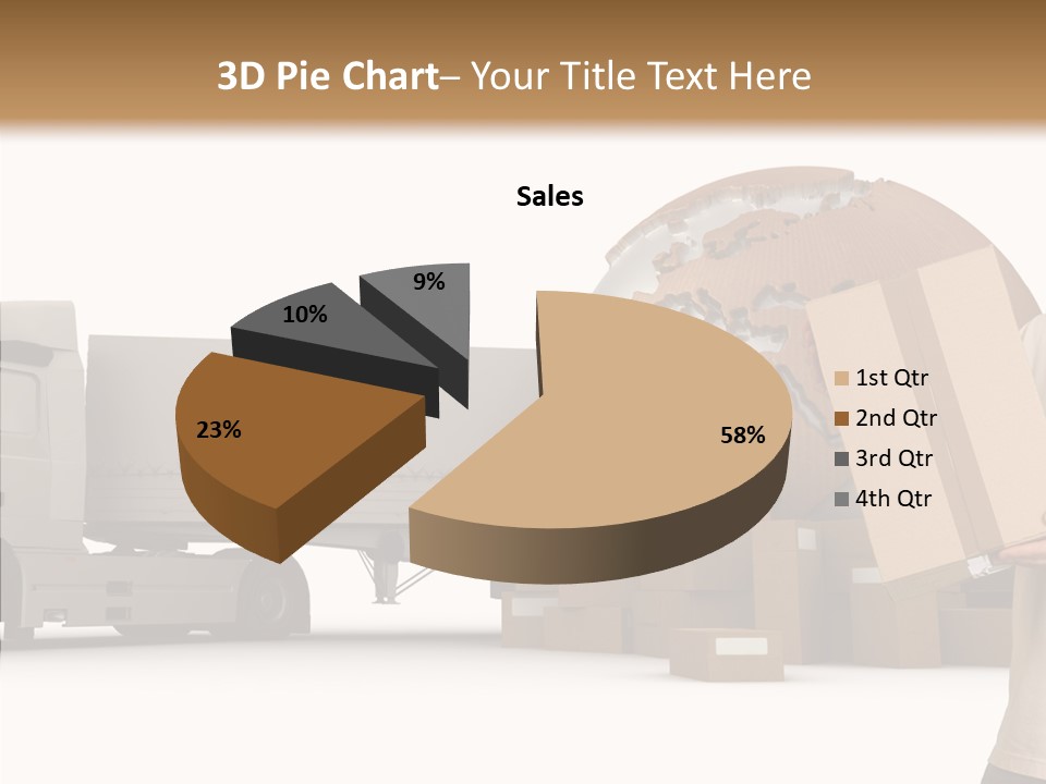 Conveyance Package Heap PowerPoint Template