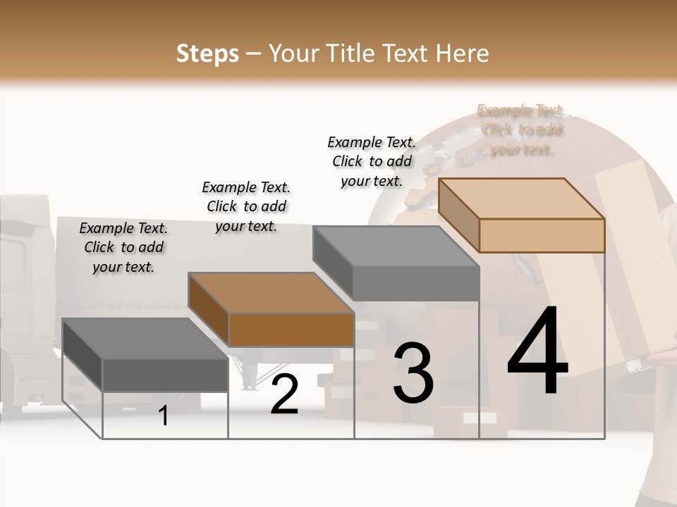 Conveyance Package Heap PowerPoint Template
