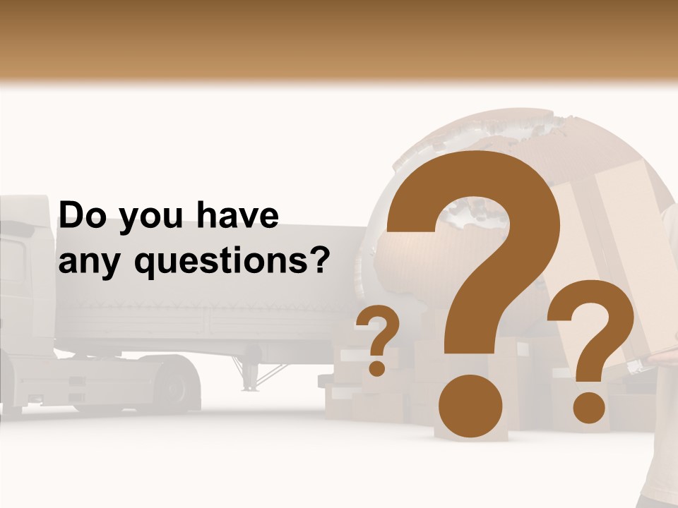 Conveyance Package Heap PowerPoint Template