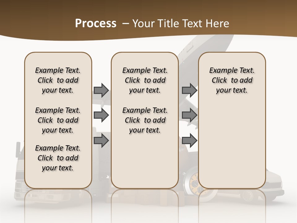 Caucasian Package Courier PowerPoint Template