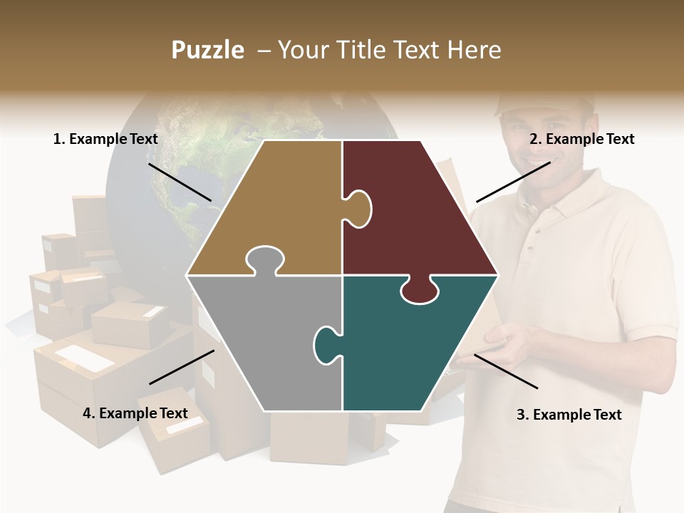 Heap Illustration Cargo PowerPoint Template