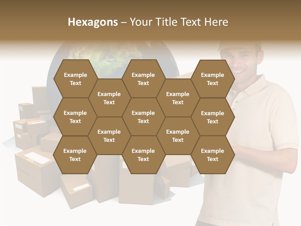 Heap Illustration Cargo PowerPoint Template