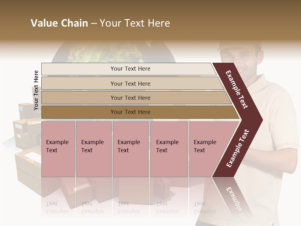 Heap Illustration Cargo PowerPoint Template
