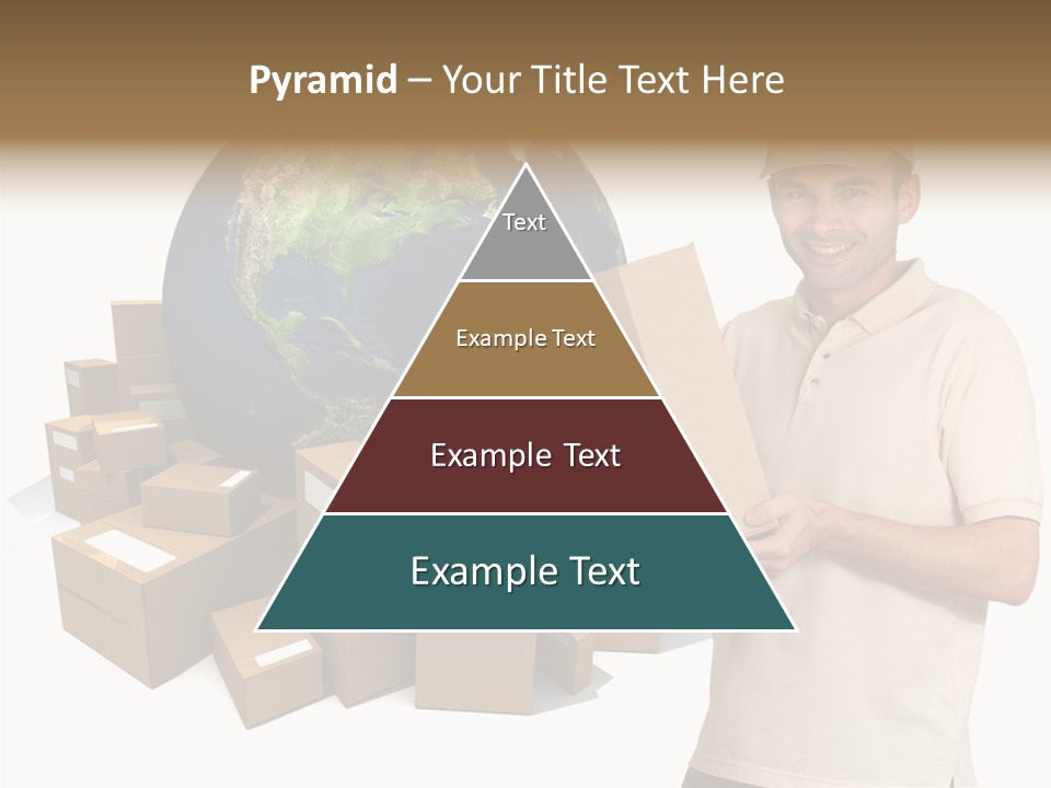 Heap Illustration Cargo PowerPoint Template