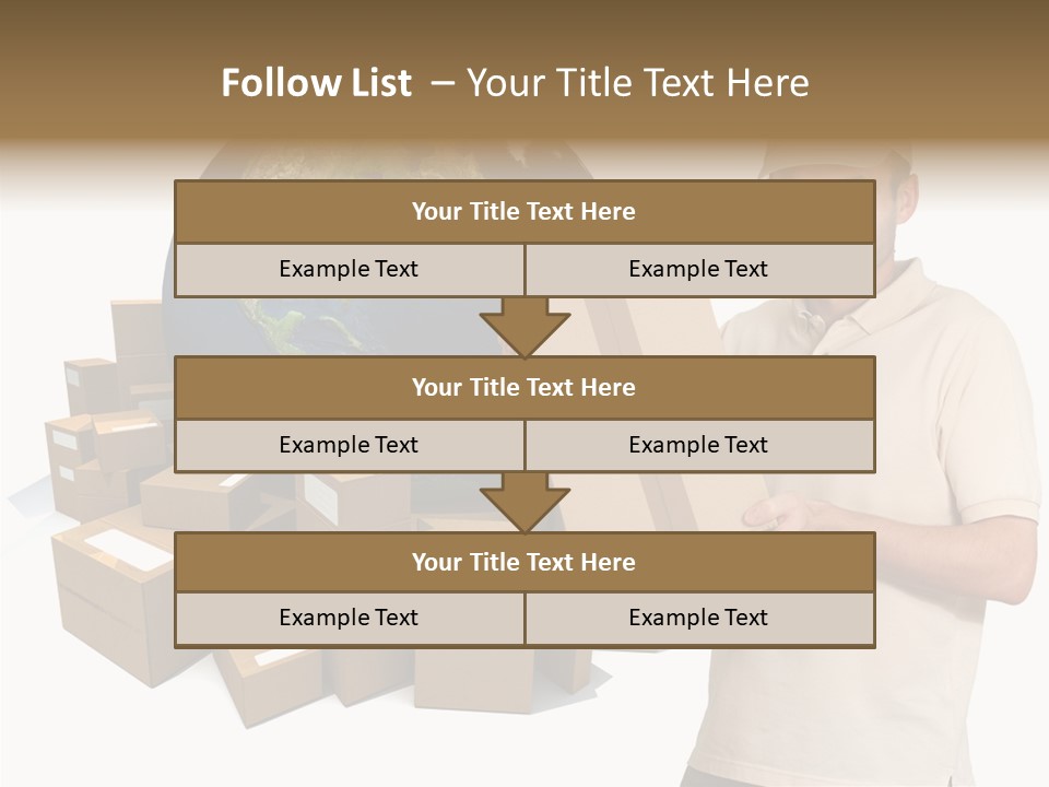 Heap Illustration Cargo PowerPoint Template