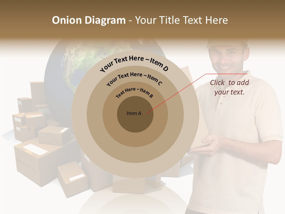 Heap Illustration Cargo PowerPoint Template