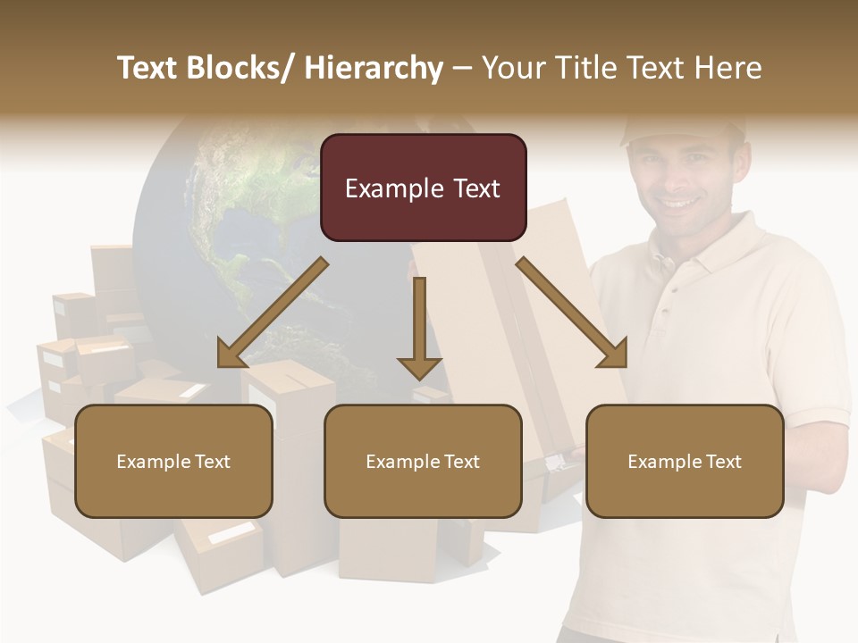 Heap Illustration Cargo PowerPoint Template