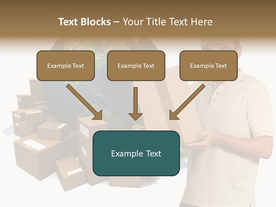 Heap Illustration Cargo PowerPoint Template