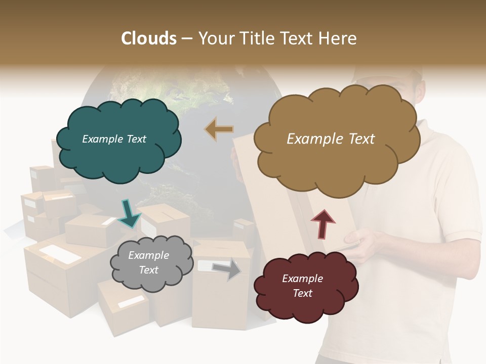 Heap Illustration Cargo PowerPoint Template