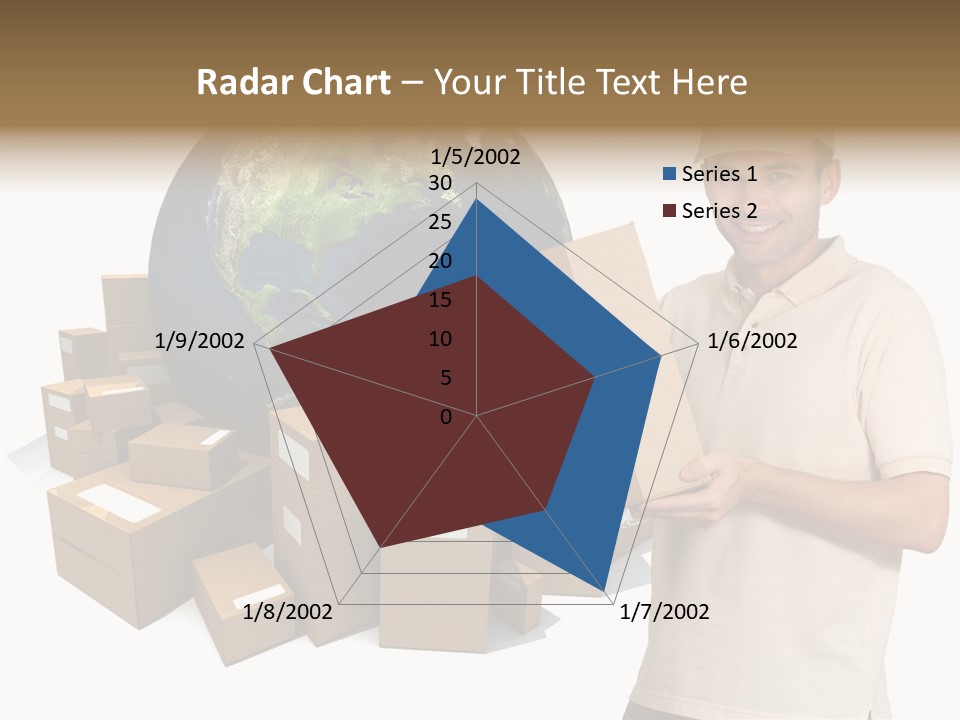 Heap Illustration Cargo PowerPoint Template