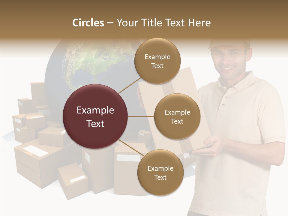 Heap Illustration Cargo PowerPoint Template